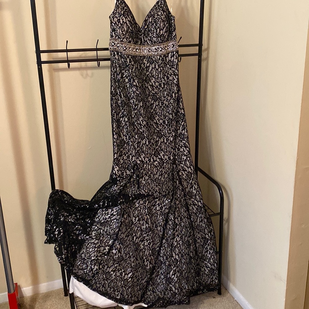 Sequin Hearts Gown - NEW! Size 9